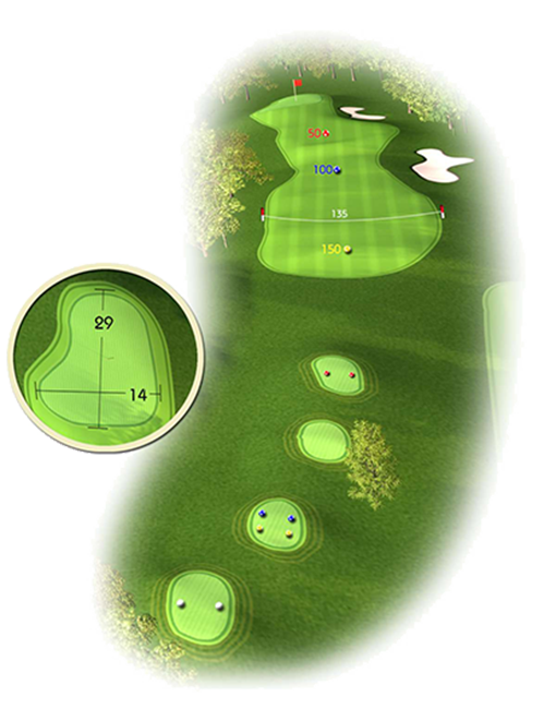 17ème trou du parcours Golf de Bigorre